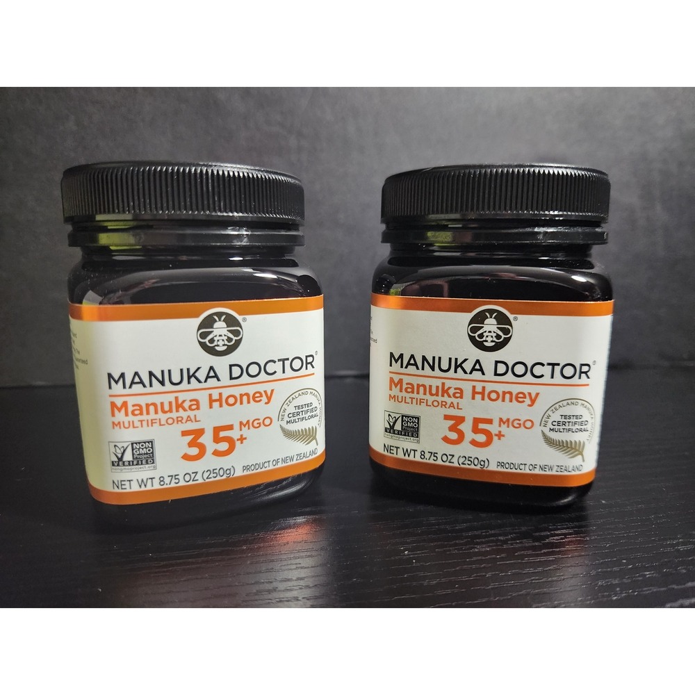 Manuka Doctor Multifloral Manuka Honey 35+ MGO 8.75 oz 250g‎ 2 Pack New Zealand